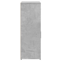 Produktbild för Skänkar 2 st betonggrå 60x30x84 cm konstruerat trä