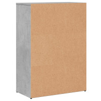 Produktbild för Skänkar 2 st betonggrå 60x30x84 cm konstruerat trä