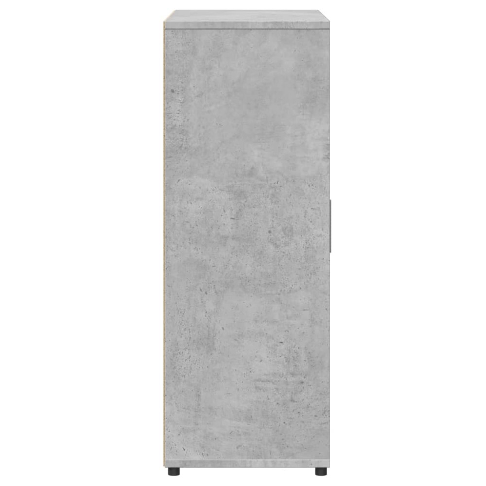 Produktbild för Skänkar 2 st betonggrå 60x31x84 cm konstruerat trä