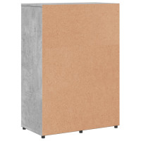 Produktbild för Skänkar 2 st betonggrå 60x31x84 cm konstruerat trä