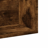 Produktbild för Väggskåp 2 st rökfärgad ek 75x18x16,5 cm konstruerat trä
