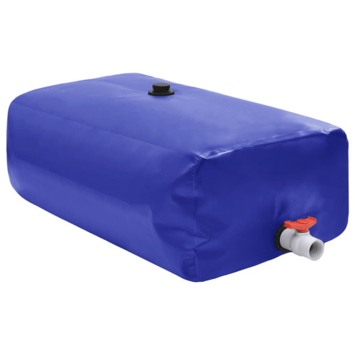 vidaXL Vattentank med kran vikbar 100 L PVC