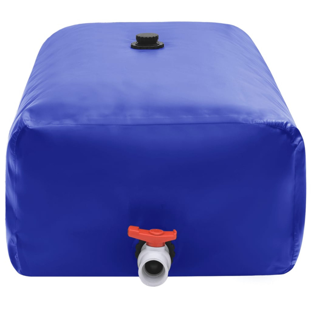 Produktbild för Vattentank med kran vikbar 100 L PVC