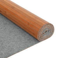 Produktbild för Rumsavdelare brun 165x250 cm bambu