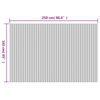 Produktbild för Rumsavdelare brun 165x250 cm bambu