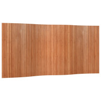 Produktbild för Rumsavdelare brun 165x400 cm bambu