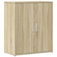 Produktbild för Skänkar 2 st sonoma-ek 60x31x70 cm konstruerat trä
