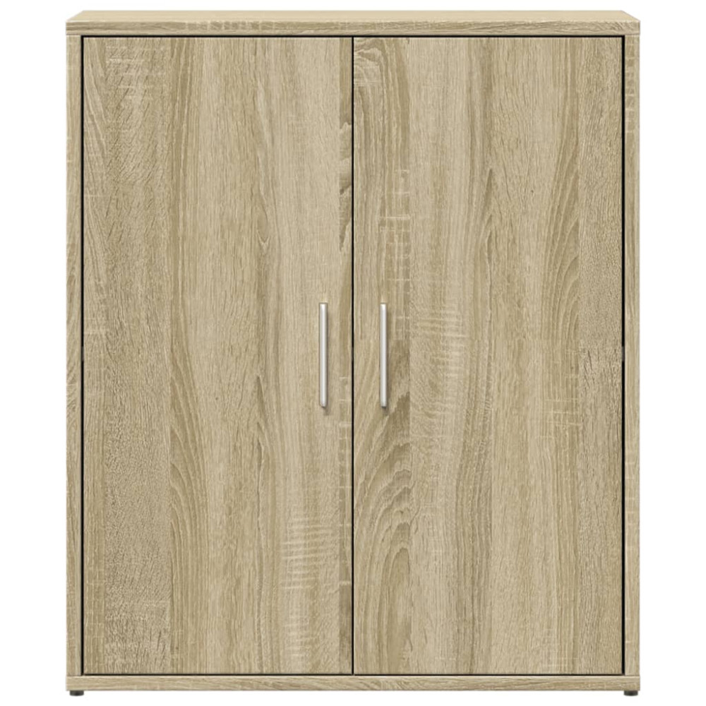 Produktbild för Skänkar 2 st sonoma-ek 60x31x70 cm konstruerat trä