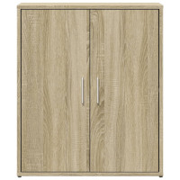 Produktbild för Skänkar 2 st sonoma-ek 60x31x70 cm konstruerat trä