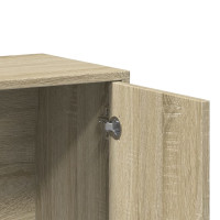Produktbild för Skänkar 2 st sonoma-ek 60x31x70 cm konstruerat trä