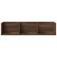 Produktbild för Väggskåp brun ek 75x18x16,5 cm konstruerat trä