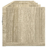 Produktbild för Väggskåp 2 st sonoma-ek 99x18x16,5 cm konstruerat trä