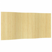 Produktbild för Rumsavdelare ljus naturlig 165x400 cm bambu