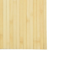 Produktbild för Rumsavdelare ljus naturlig 165x400 cm bambu