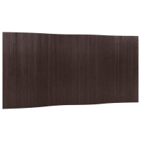 Produktbild för Rumsavdelare mörkbrun 165x400 cm bambu