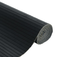 Produktbild för Rumsavdelare svart 165x400 cm bambu