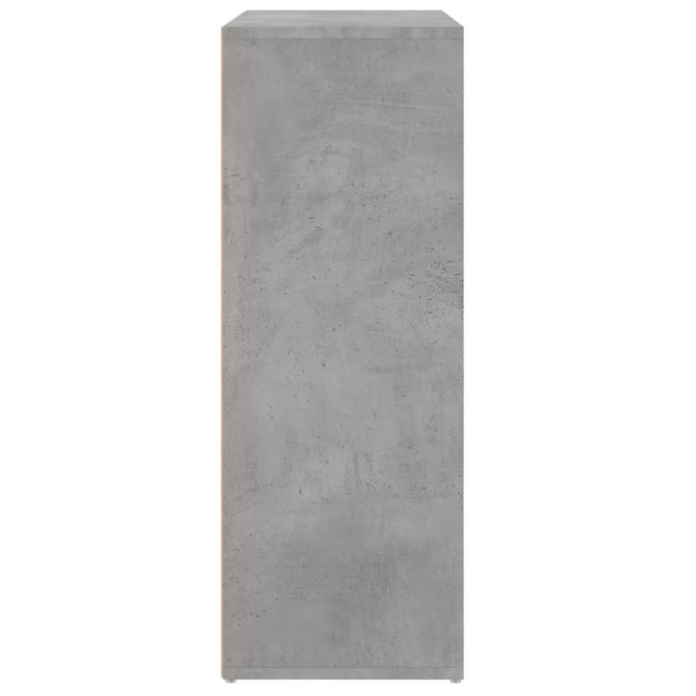 Produktbild för Skänkar 2 st betonggrå 60x31x84 cm konstruerat trä