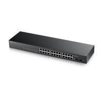 Produktbild för Zyxel GS-1900-24 v2 hanterad L2 Gigabit Ethernet (10/100/1000) 1U Svart