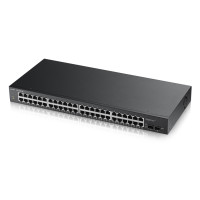 Produktbild för Zyxel GS1900-48-EU0102F nätverksswitchar L2 Gigabit Ethernet (10/100/1000) Svart