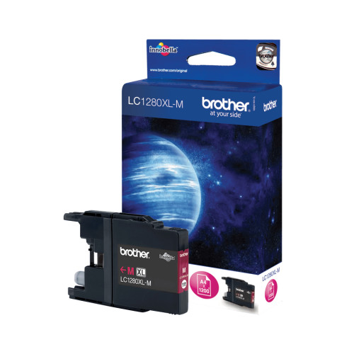 Brother Brother LC1280XLM bläckpatroner 1 styck Original Magenta
