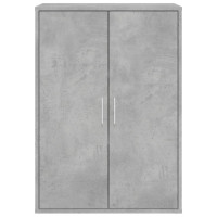 Produktbild för Skänkar 2 st betonggrå 60x31x84 cm konstruerat trä