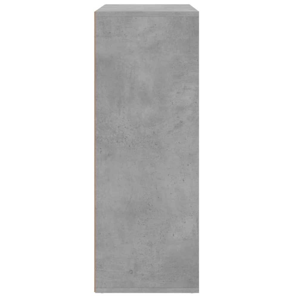 Produktbild för Skänkar 2 st betonggrå 60x31x84 cm konstruerat trä