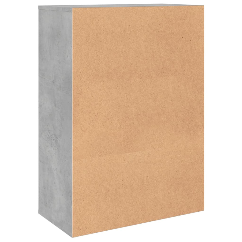 Produktbild för Skänkar 2 st betonggrå 60x31x84 cm konstruerat trä