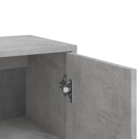 Produktbild för Skänkar 2 st betonggrå 60x31x84 cm konstruerat trä