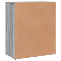 Produktbild för Skänkar 2 st grå sonoma 60x31x70 cm konstruerat trä