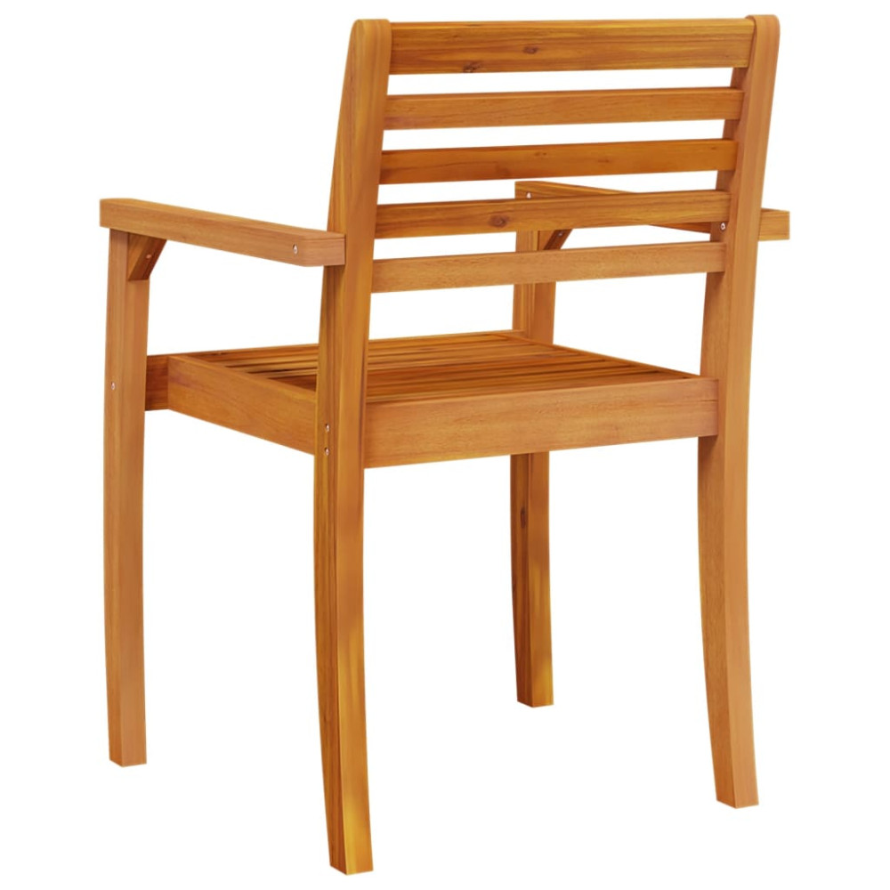 Produktbild för Trädgårdsstolar 6 st 59x55x85 cm massivt akaciaträ