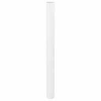 Produktbild för Rumsavdelare vit 165x800 cm bambu