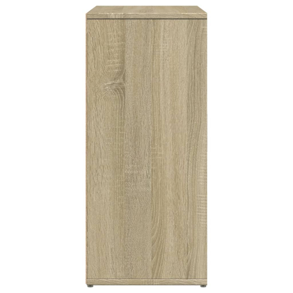 Produktbild för Skänkar 2 st sonoma-ek 60x31x70 cm konstruerat trä