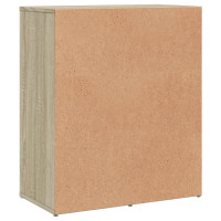 Produktbild för Skänkar 2 st sonoma-ek 60x31x70 cm konstruerat trä