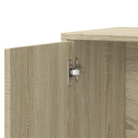 Produktbild för Skänkar 2 st sonoma-ek 60x31x70 cm konstruerat trä