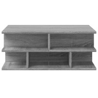 Produktbild för Soffbord grå sonoma 70x70x29 cm konstruerat trä