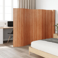 Produktbild för Rumsavdelare brun 165x800 cm bambu