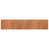 Produktbild för Rumsavdelare brun 165x800 cm bambu