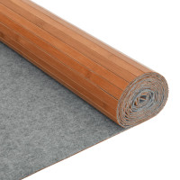 Produktbild för Rumsavdelare brun 165x800 cm bambu