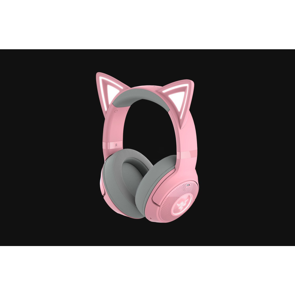 Produktbild för Razer Kraken Kitty V2 BT Headset Trådlös Huvudband Spela Bluetooth Rosa