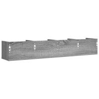 Produktbild för Väggskåp grå sonoma 99x18x16,5 cm konstruerat trä