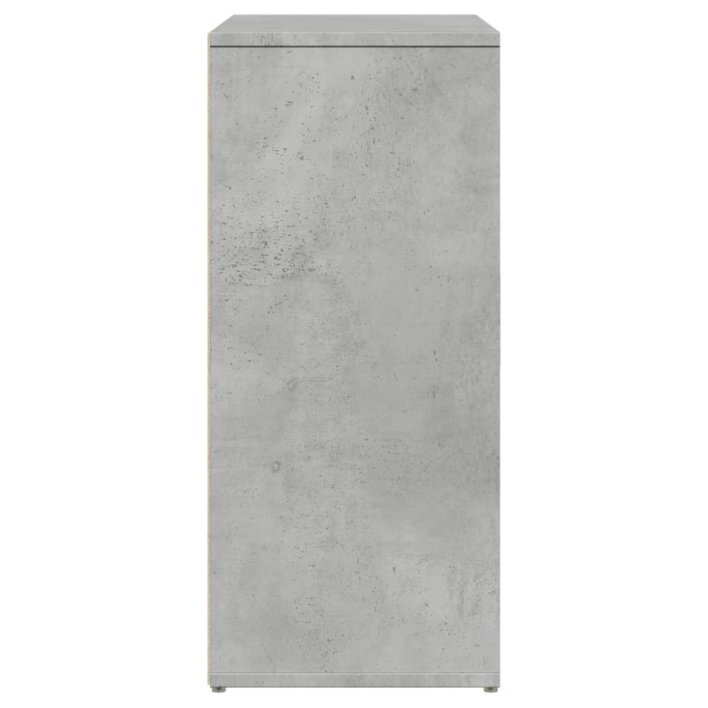 Produktbild för Skänkar 2 st betonggrå 60x31x70 cm konstruerat trä