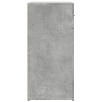 Produktbild för Skänkar 2 st betonggrå 79x38x80 cm konstruerat trä