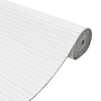 Produktbild för Rumsavdelare vit bredd 600 cm höjd 165 cm bambu