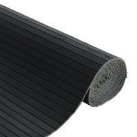 Produktbild för Rumsavdelare svart 165x600 cm bambu