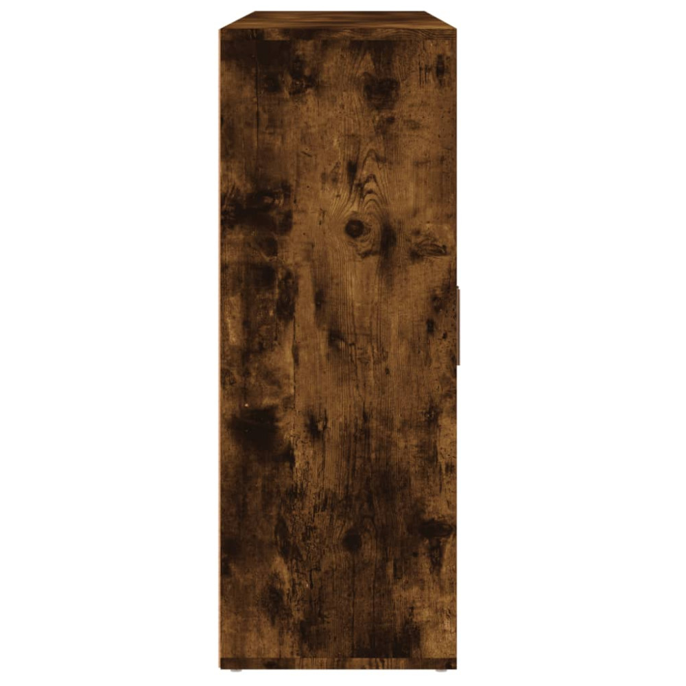 Produktbild för Skänkar 3 st rökfärgad ek 60x31x84 cm konstruerat trä