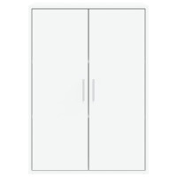 Produktbild för Skänkar 2 st vit 60x31x84 cm konstruerat trä