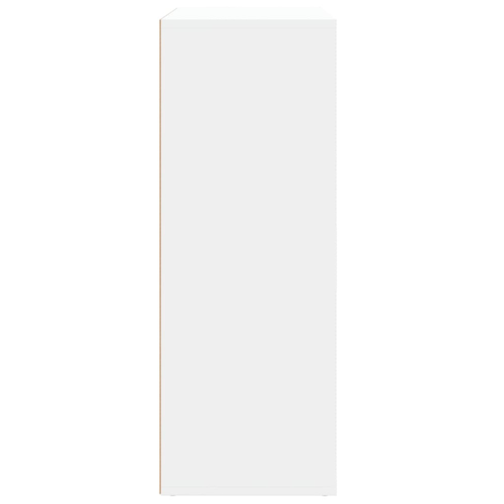 Produktbild för Skänkar 2 st vit 60x31x84 cm konstruerat trä