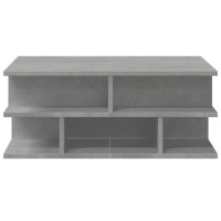 Produktbild för Soffbord betonggrå 70x70x29 cm konstruerat trä