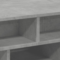 Produktbild för Soffbord betonggrå 70x70x29 cm konstruerat trä