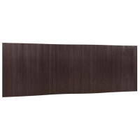 Produktbild för Rumsavdelare mörkbrun 165x600 cm bambu